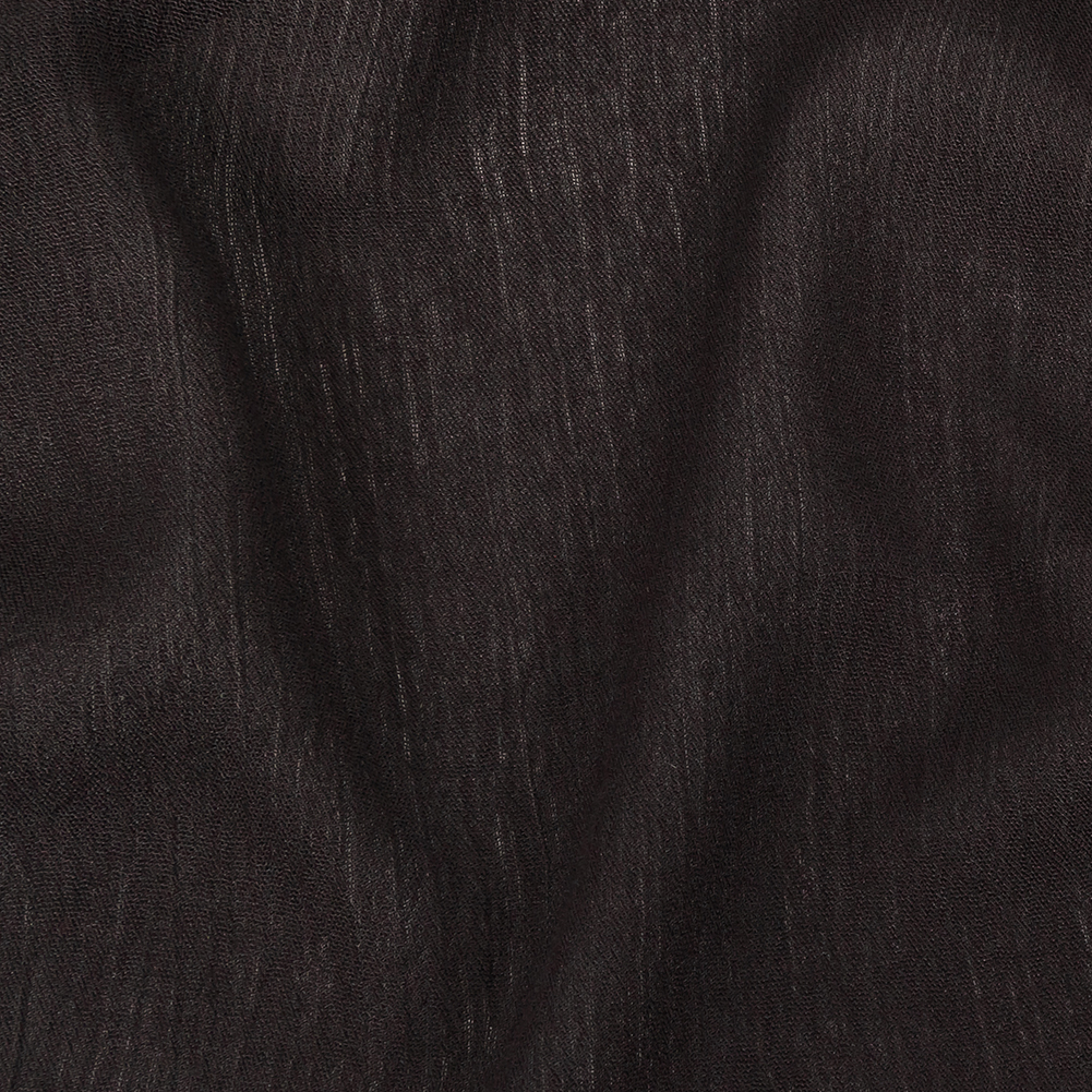 Wilmette Black Sustainable Crinkled Rayon Gauze