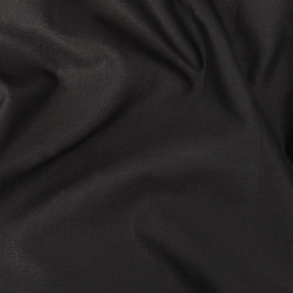 Zimmermann Black Sleek Polyester and Acrylic Sateen