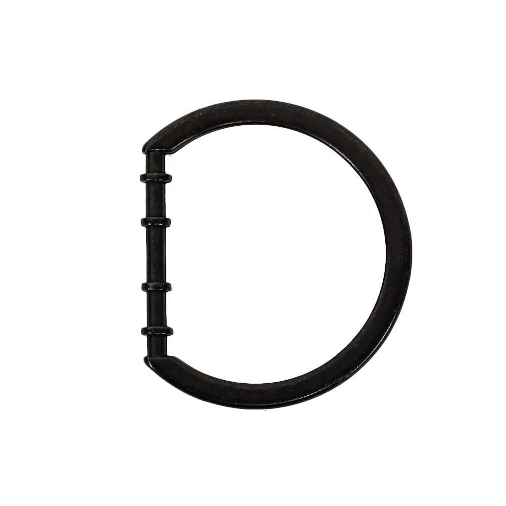 Carbon Cast Metal Rounded D-Ring - 25mm