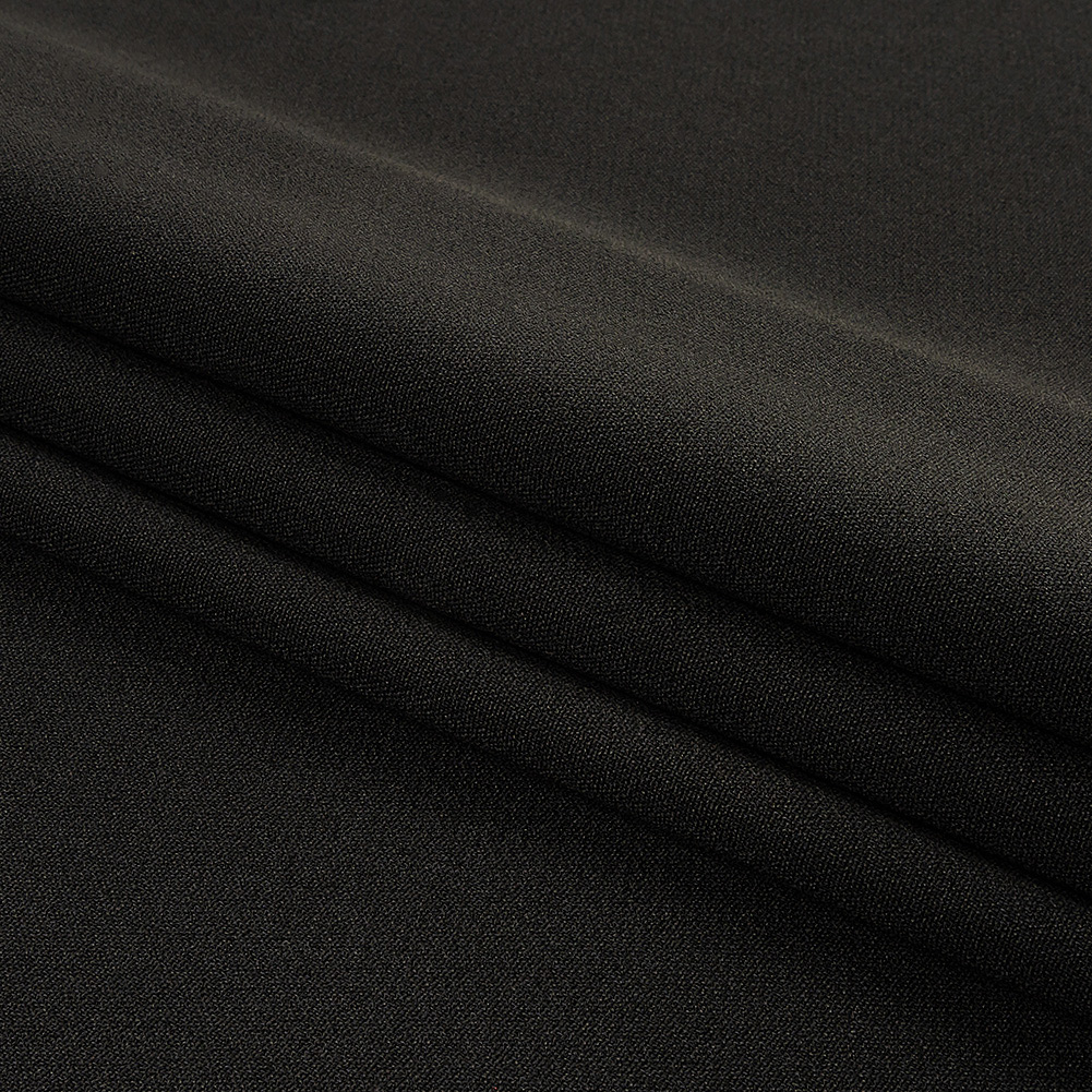 Alexander Wang Italian Black Acrylic Stretch Crepe - Folded