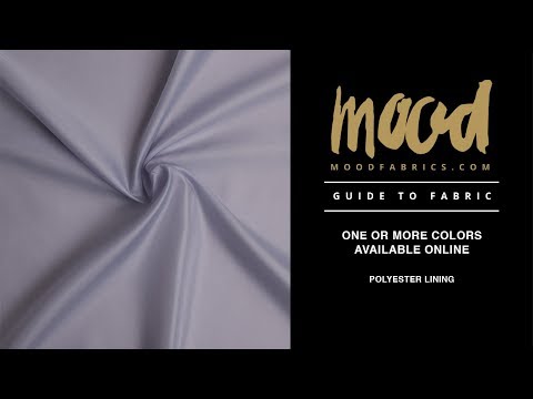 Mood Fabrics Polyester Lining Collection