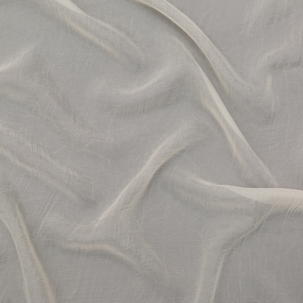 British Imported Oyster Wrinkled Drapery Sheer