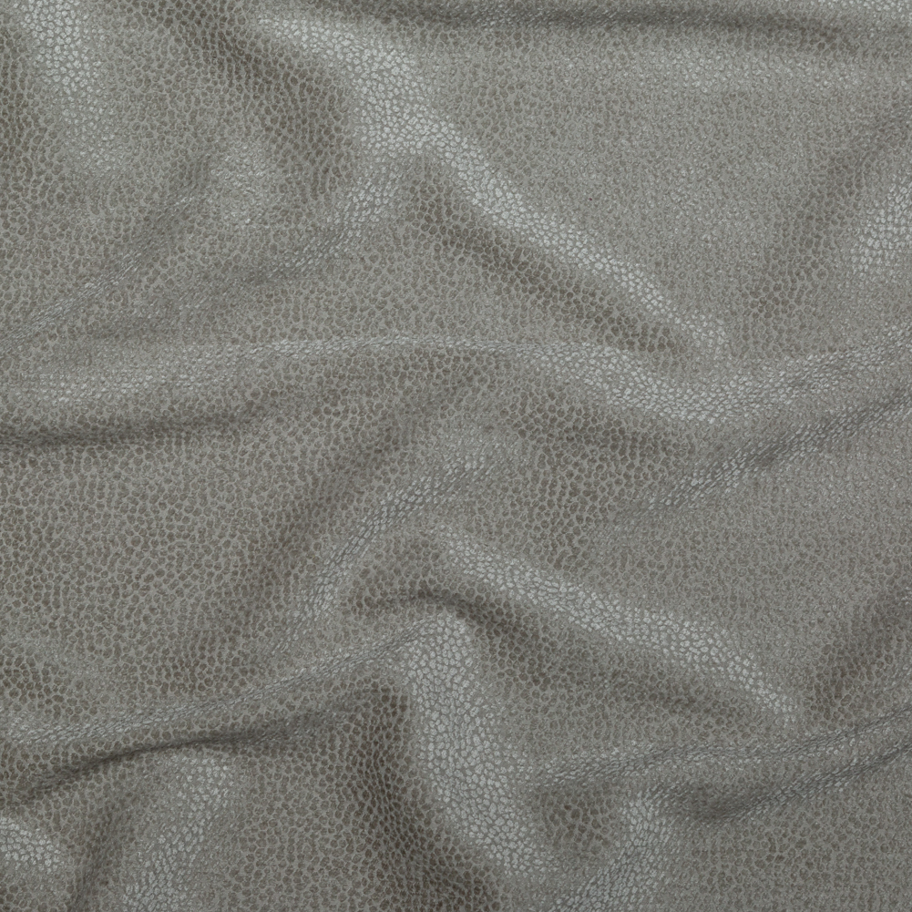 British Imported Taupe Spotted Chenille