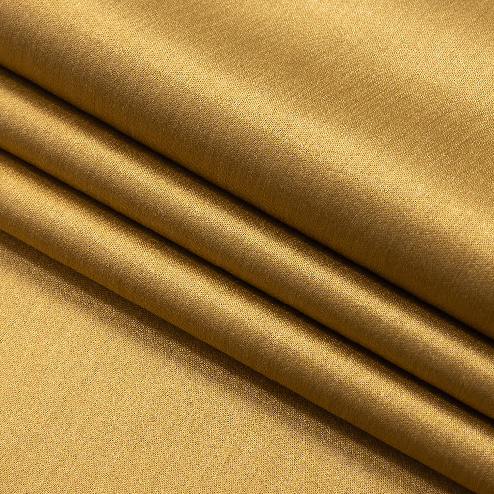 British Imported Gold Home Decor Polyester Satin - Folded