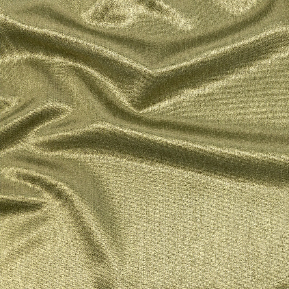 British Imported Khaki Home Decor Polyester Satin