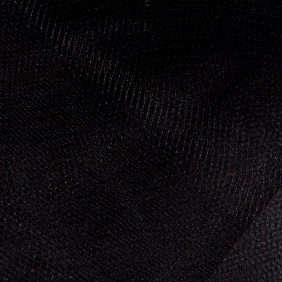 Black Wide Nylon Tulle - Detail