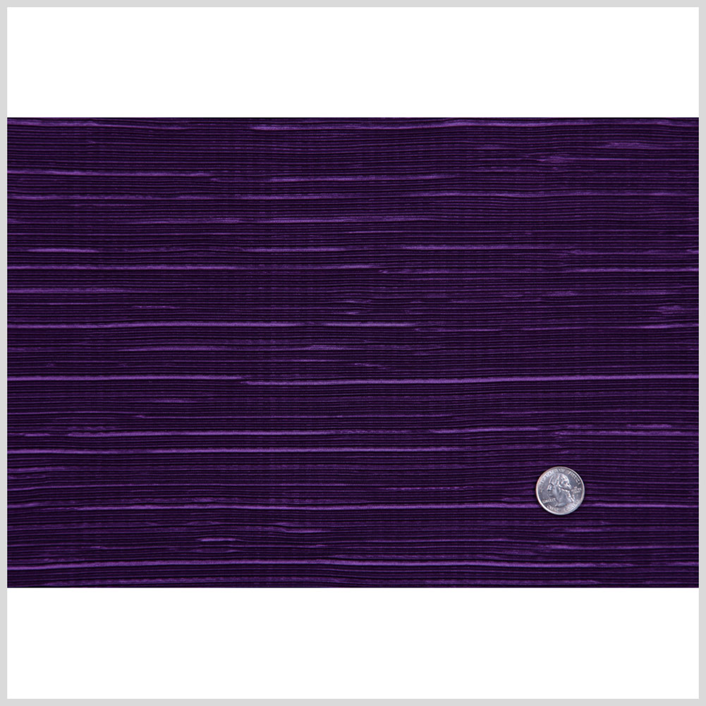 Deep Purple Polyester Plise - Full