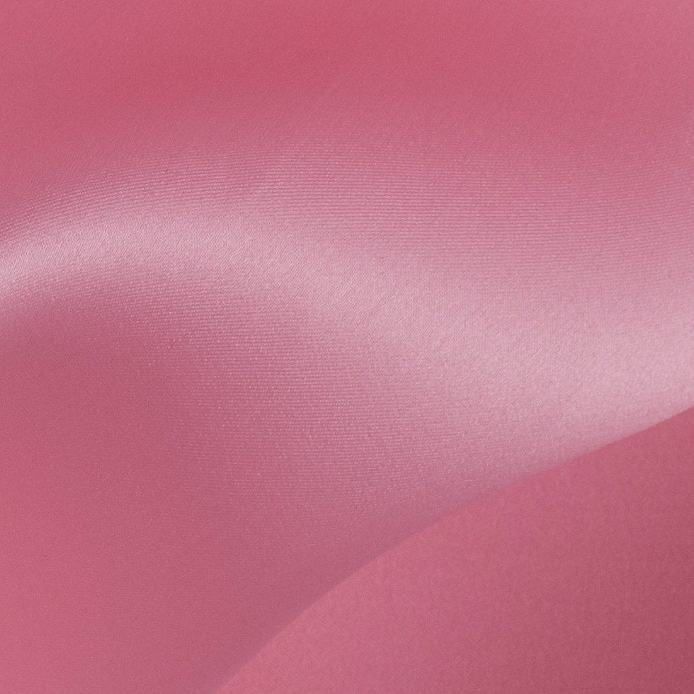 Candy Pink Wide Silk Satin Face Organza - Detail