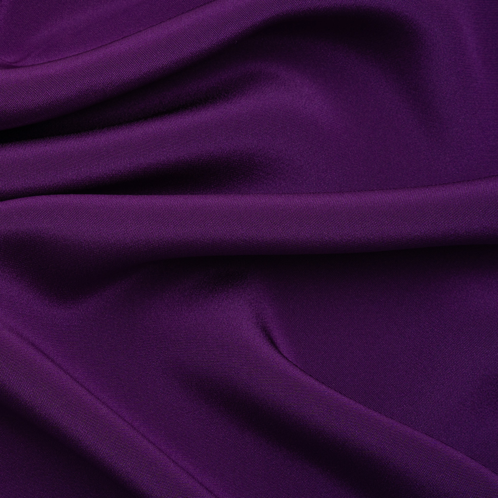 Majesty Purple Silk 4-Ply Crepe