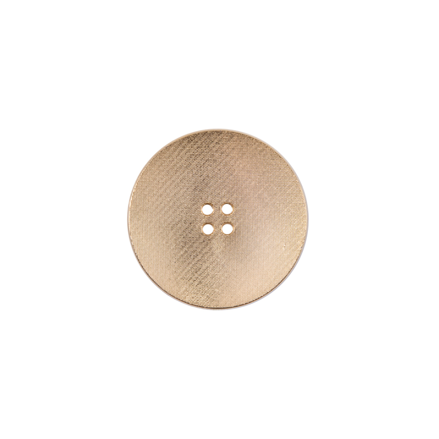 Italian Gold Plated Button - 24L/15mm | Mood Fabrics