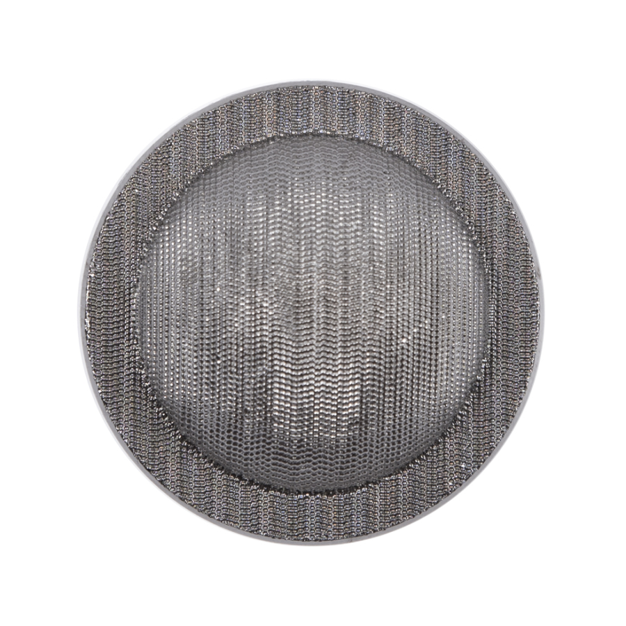 Italian Silver Plated Shank-Back Button - 44L/28mm | Mood Fabrics