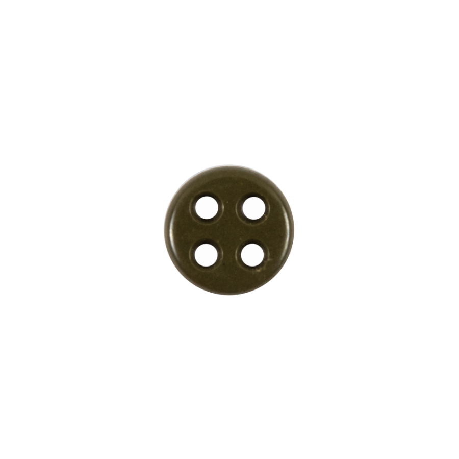 Olive Plastic Button - 18L/11mm | Mood Fabrics
