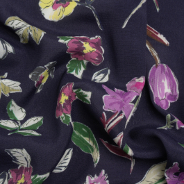 Mood Exclusive Tulip Fever Sustainable Viscose Crepe - Prints - Rayon ...