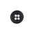 Black Horn Button - 24L/15mm | Mood Fabrics