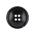 Black Horn Button - 40L/25.5mm | Mood Fabrics
