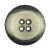 Italian Black Plastic Button - 54L/34mm | Mood Fabrics