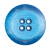 Italian Blue Plastic Button - 54L/34mm | Mood Fabrics