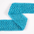 Light Blue Stretch Puckered Crochet Trim - 2