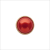 Italian Red and Gold Edged Shank Back Button - 20L/12.5mm | Mood Fabrics
