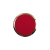 Italian Red/Gold Plastic Shank-Back Button -  30L/19mm | Mood Fabrics