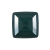 Italian Sycamore Green Square Plastic Button - 36L/23mm | Mood Fabrics