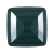 Italian Sycamore Green Square Plastic Button - 48L/30.5mm | Mood Fabrics