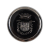 Italian Black and Silver Crest Metal Button - 44L/28mm | Mood Fabrics