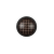 Italian Brown Checkered Plastic Button - 24L/15mm | Mood Fabrics
