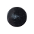 Italian Black Glossy Plastic Button - 40L/25.5mm | Mood Fabrics