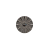 Italian Gunmetal Chrome Plated Floral Nylon Button - 20L/12.5mm | Mood Fabrics