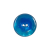 Italian Blue 2-Hole Shell Button - 32L/20mm | Mood Fabrics