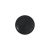 Italian Black Plastic Shank Back Button - 24L/15mm | Mood Fabrics