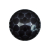 Italian Charcoal Plated Bevel-Cut Button - 40L/25.5mm | Mood Fabrics