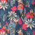 Mood Exclusive Enigmatic Flora Antiqued Navy Cotton Lawn | Mood Fabrics