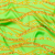 Mood Exclusive Italian Kelly Green and Gold Chains Digitally Printed Silk Charmeuse | Mood Fabrics