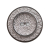 Italian Silver Gravel 2-Hole Button - 44L/28mm | Mood Fabrics