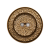 Italian Gold Gravel 2-Hole Button - 44L/28mm | Mood Fabrics