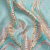 Metallic Gold, Turquoise and Pink Flowing Lines Luxury Brocade | Mood Fabrics