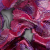 Metallic Hot Pink, Baby Pink and Purple Big Blooms and Leaves Luxury Burnout Brocade | Mood Fabrics