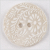 White and Natural Foilage Shell Button - 32L/20mm | Mood Fabrics