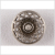 Silver Decorative Metal Flower Shank-Back Coat Button - 28L/18mm | Mood Fabrics