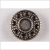 Silver Decorative Metal Shank-Back Coat Button - 40L/25.5mm | Mood Fabrics