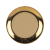 Metallic Gold and Ivory Plastic Shank Back Button - 48L/30.5mm | Mood Fabrics