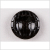 Black Glossy Reptilian Plastic Shank-Back Button - 44L/28mm | Mood Fabrics