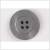 Gray Plastic Button - 50L/32mm | Mood Fabrics