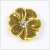 Yellow Sequin Flower Brooch | Mood Fabrics