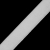 White Stretch Velvet Ribbon - 0.625