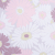 Famous NYC Designer Taupe and Pink Daisy Cotton Print | Mood Fabrics