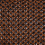 Black and Orange Lacey Diamonds Acrylic Knit | Mood Fabrics
