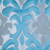 Blue Damask Polyester Brocade Satin | Mood Fabrics